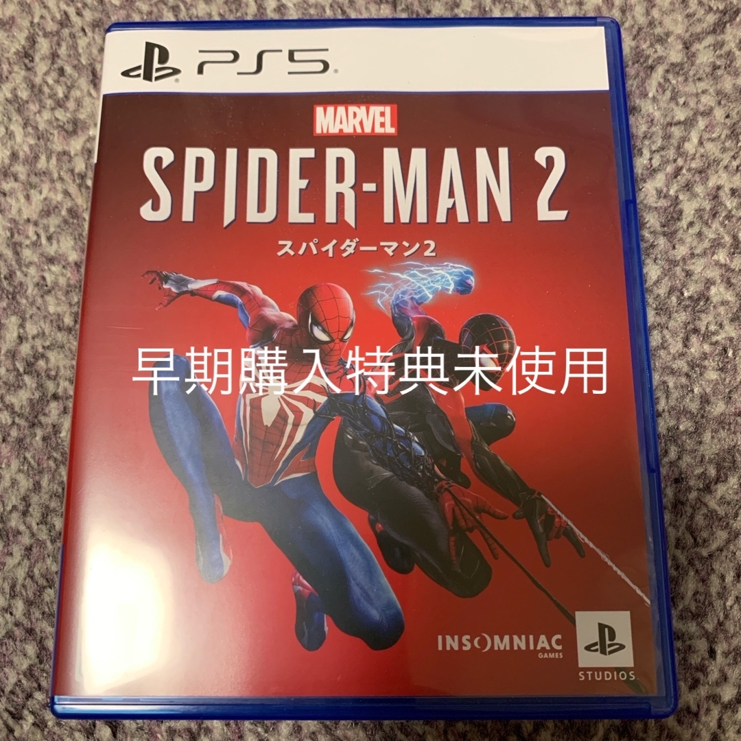 PlayStation(プレイステーション)のMarvel’s Spider-Man 2（スパイダーマン2）PS5 エンタメ/ホビーのゲームソフト/ゲーム機本体(家庭用ゲームソフト)の商品写真