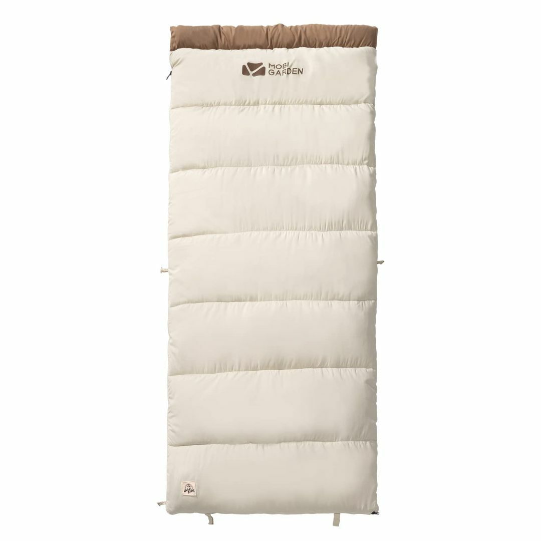 【色: ホワイト1.4KG】MOBI GARDEN 寝袋 シュラフ スリーピング寝袋/寝具