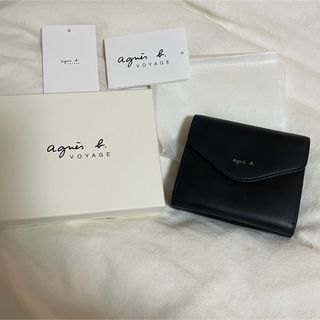 アニエスベー(agnes b.)の完売品　agnes b. アニエス ベー  財布 コンパクト ミニウォレット 黒(財布)