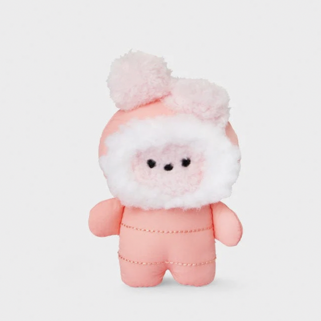 BT21(ビーティーイシビル)のBT21 mini minini winter ダウンぬいぐるみ COOKY エンタメ/ホビーのおもちゃ/ぬいぐるみ(ぬいぐるみ)の商品写真