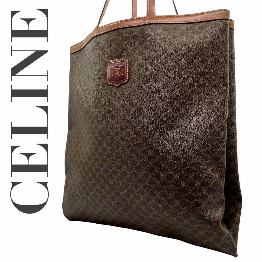 celine - 美品 セリーヌ マカダム柄 トートバッグ M06 トリオンフ ...