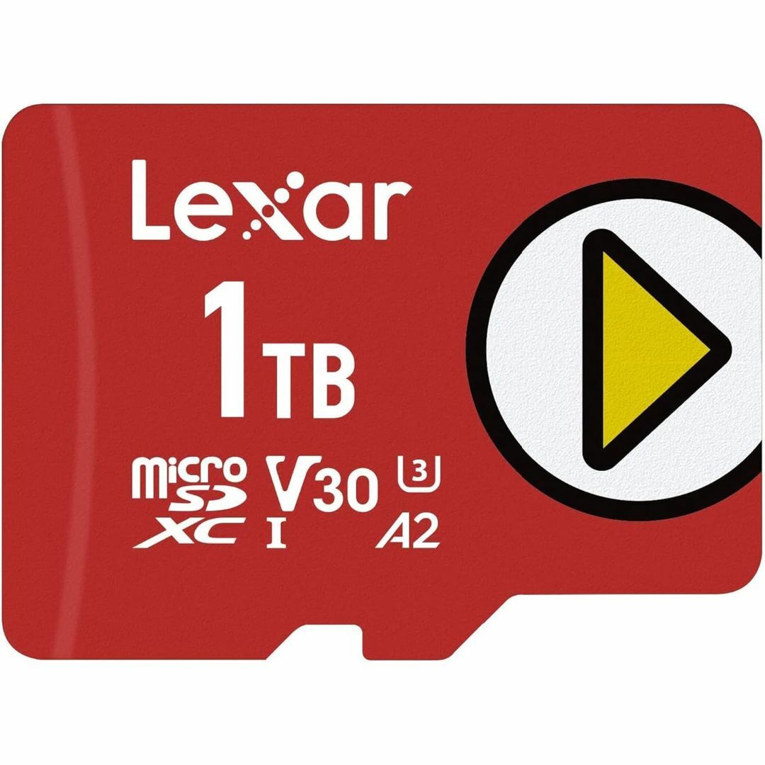 Lexar(レキサー)のLexar PLAY microSDXC UHS-I カード1TB 本物 スマホ/家電/カメラのスマホアクセサリー(その他)の商品写真