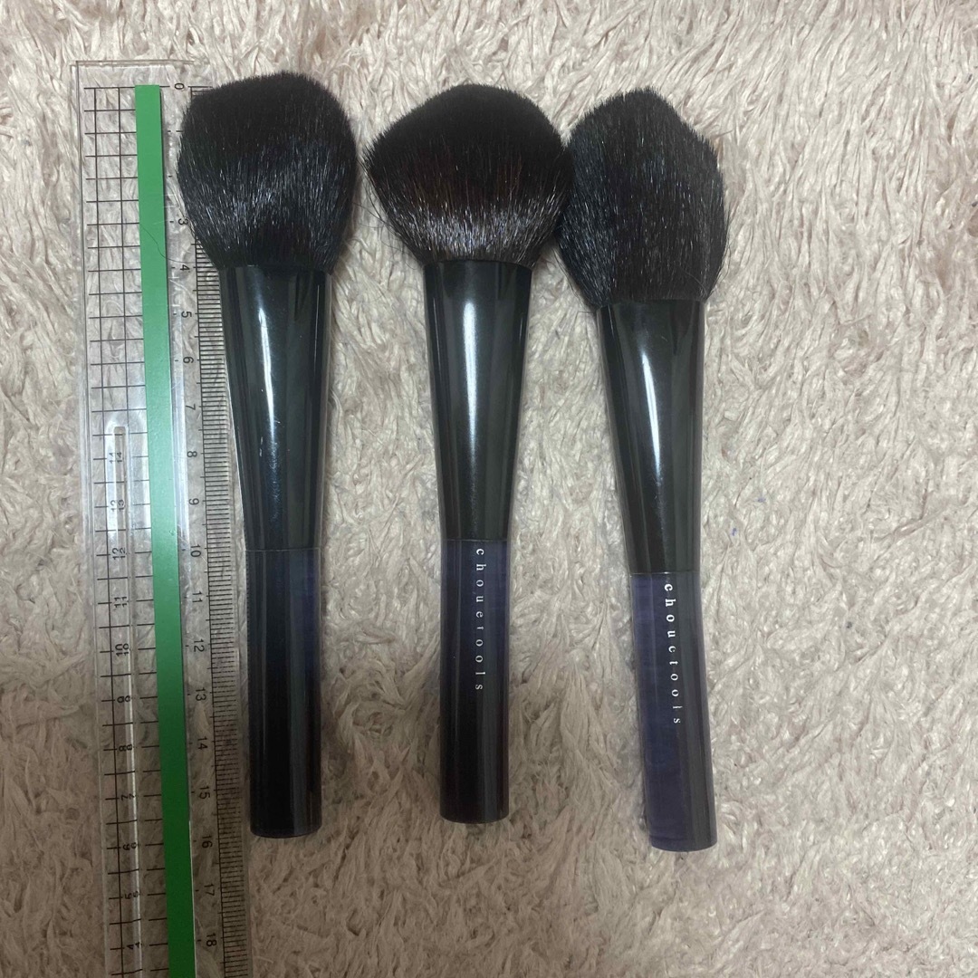 SHISEIDO (資生堂)(シセイドウ)の資生堂 chouetools　フェースパウダーブラシ 3本セット コスメ/美容のメイク道具/ケアグッズ(チーク/フェイスブラシ)の商品写真