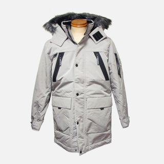 ホリスター(Hollister)の★新品★ホリスター★ダウンパーカー (Grey/M)(ダウンジャケット)