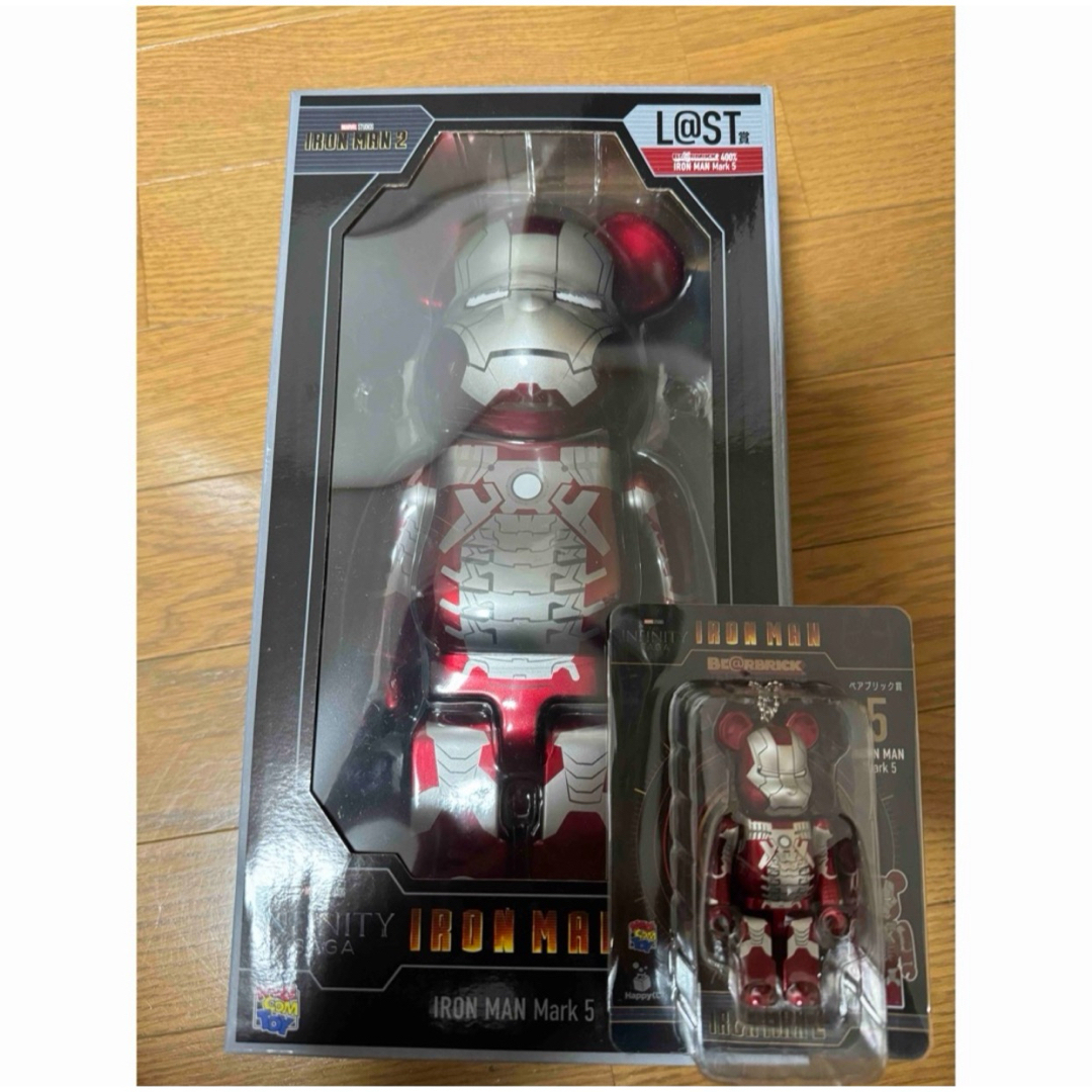 MEDICOM TOY(メディコムトイ)のMarvel Infinity Saga Iron Man 400%&100% エンタメ/ホビーのフィギュア(アメコミ)の商品写真