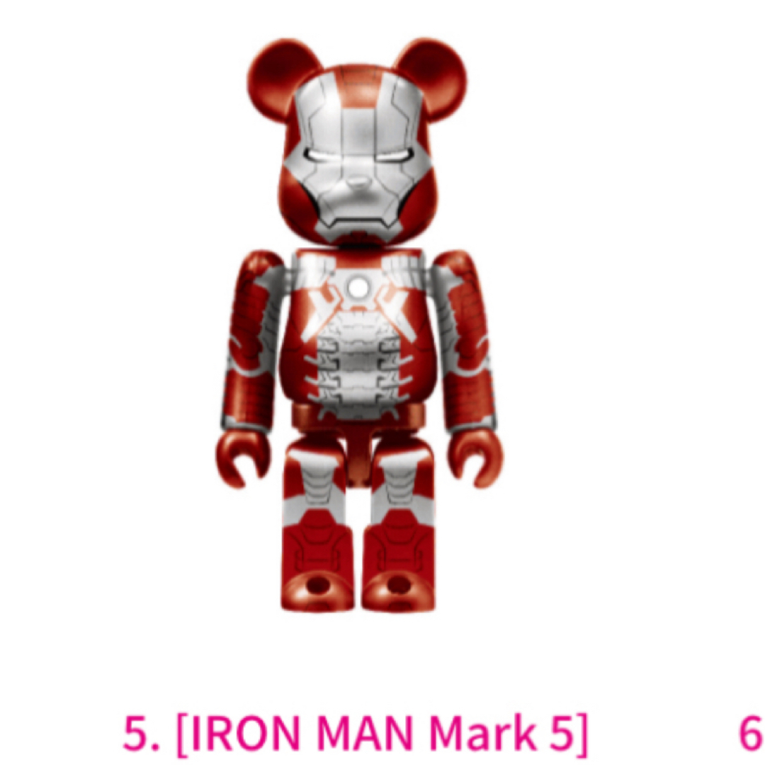 BE@RBRICK(ベアブリック)のBE@RBRICK★IRONMAN★ エンタメ/ホビーのフィギュア(アメコミ)の商品写真