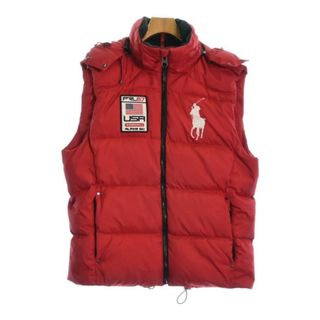 ポロラルフローレン(POLO RALPH LAUREN)のPolo Ralph Lauren ダウンジャケット/ダウンベスト L 赤 【古着】【中古】(ダウンジャケット)