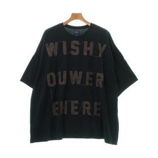 ミハラヤスヒロ(MIHARAYASUHIRO)のMIHARA YASUHIRO Tシャツ・カットソー 48(L位) 黒 【古着】【中古】(Tシャツ/カットソー(半袖/袖なし))