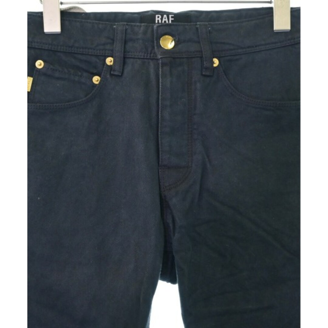 RAF BY RAFSIMONS デニムパンツ 28(S位) 黒系 【古着】【中古】 RAF BY RAFSIMONS デニムパンツ 28(S位) 黒系 【古着】【中古】