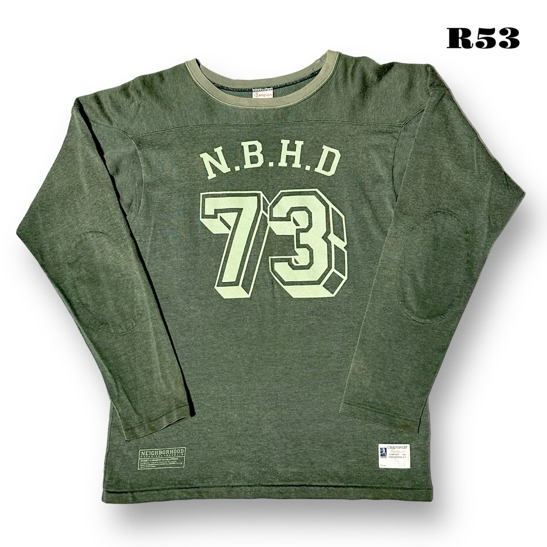 NEIGHBORHOOD(ネイバーフッド)の希少品！ NEIGHBORHOOD 長袖 Tシャツ ロンT NFL オリーブ L メンズのトップス(Tシャツ/カットソー(七分/長袖))の商品写真