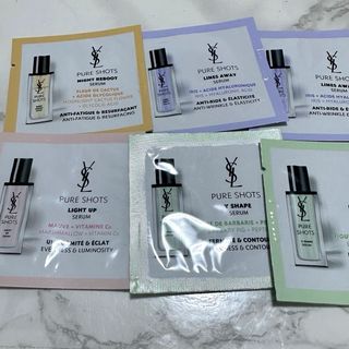 イヴサンローラン(Yves Saint Laurent)のYSL pure shots 美容液試供品 サンプル6つ(サンプル/トライアルキット)