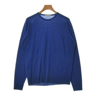 ジョンスメドレー(JOHN SMEDLEY)のJOHN SMEDLEY ジョンスメドレー ニット・セーター XL 青 【古着】【中古】(ニット/セーター)