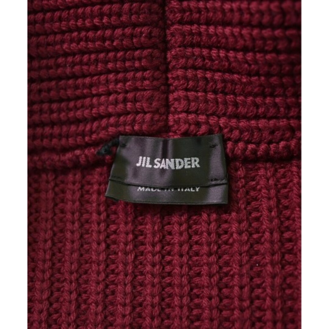 Jil Sander(ジルサンダー)のJIL SANDER ジルサンダー カーディガン 48(L位) エンジ系 【古着】【中古】 メンズのトップス(カーディガン)の商品写真