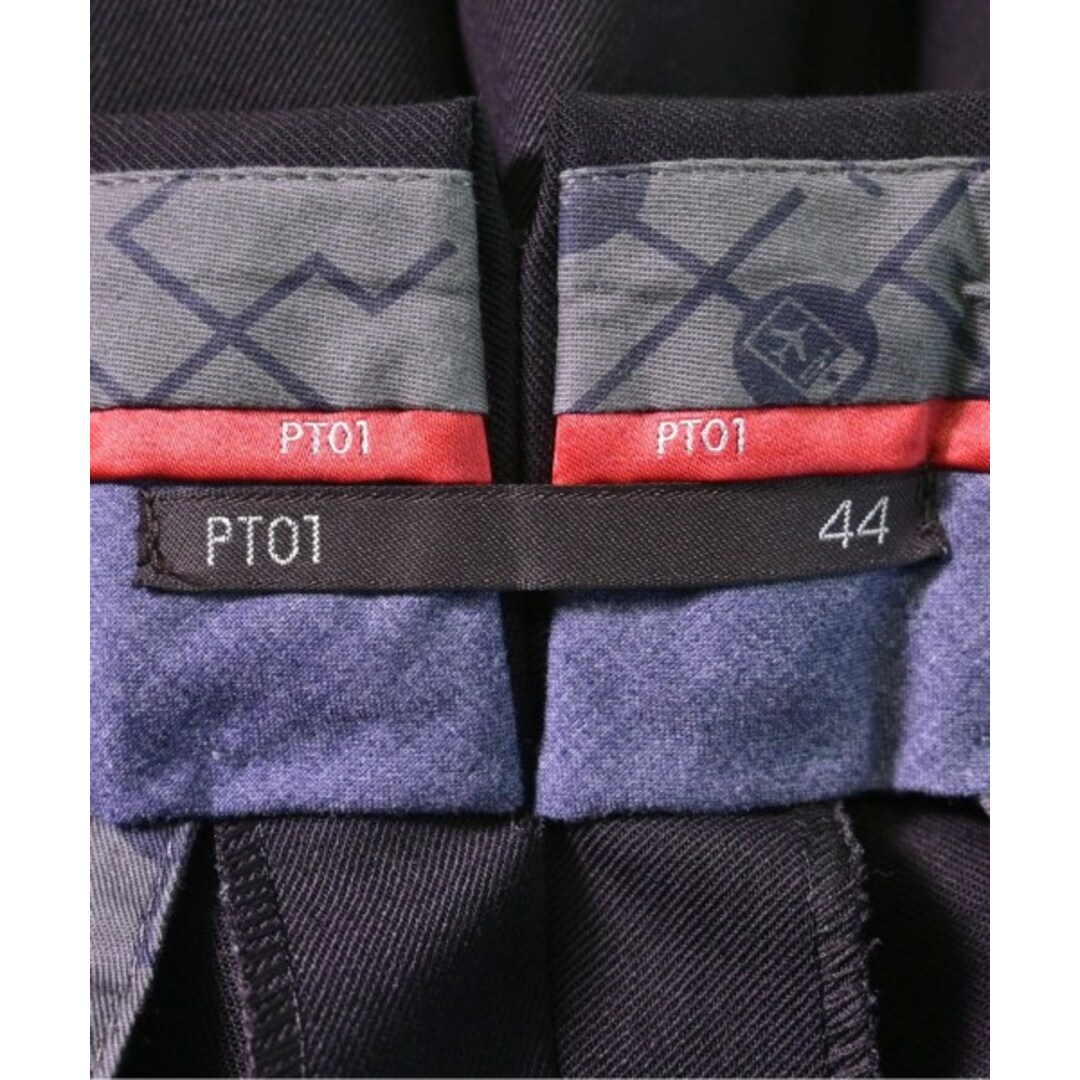PT01(ピーティーゼロウーノ)のPT01 ピーティーゼロウーノ スラックス 44(S位) 黒 【古着】【中古】 メンズのパンツ(スラックス)の商品写真