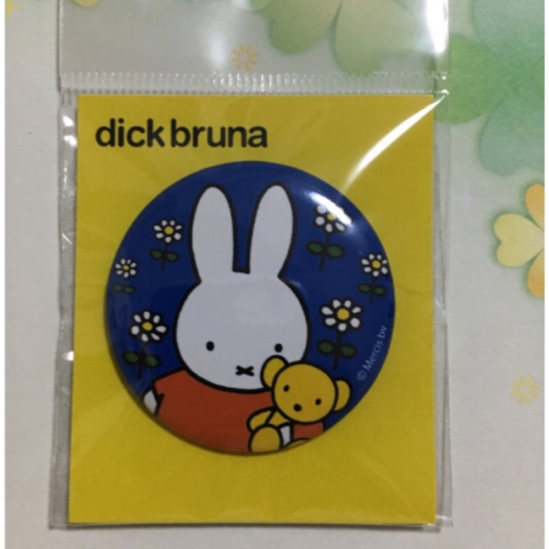 miffy(ミッフィー)のミッフィー  缶バッジ　ぬいぐるみ エンタメ/ホビーのアニメグッズ(バッジ/ピンバッジ)の商品写真