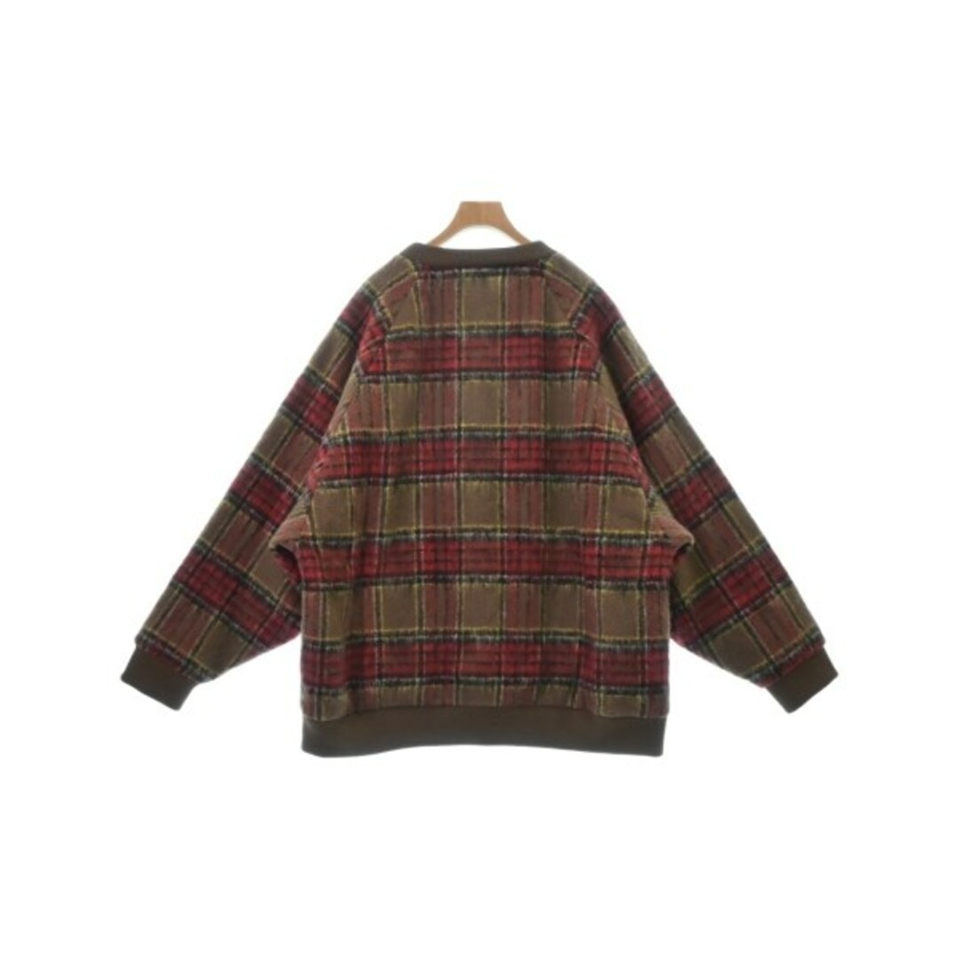 UNDERCOVER(アンダーカバー)のUNDER COVER アンダーカバー スウェット L 赤x茶x黄等(チェック) 【古着】【中古】 メンズのトップス(スウェット)の商品写真