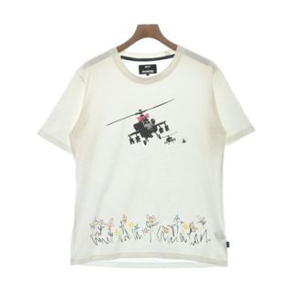 グラム(glamb)のglamb グラム Tシャツ・カットソー 2(M位) 白 【古着】【中古】(Tシャツ/カットソー(半袖/袖なし))