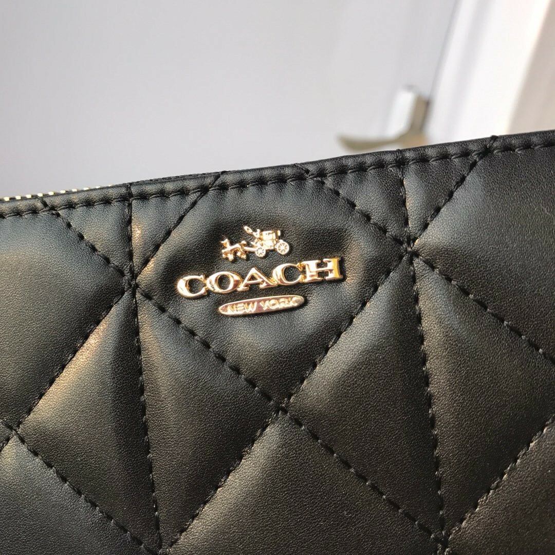 COACH(コーチ)のCOACHアウトレット長財布ブラック メンズのファッション小物(長財布)の商品写真