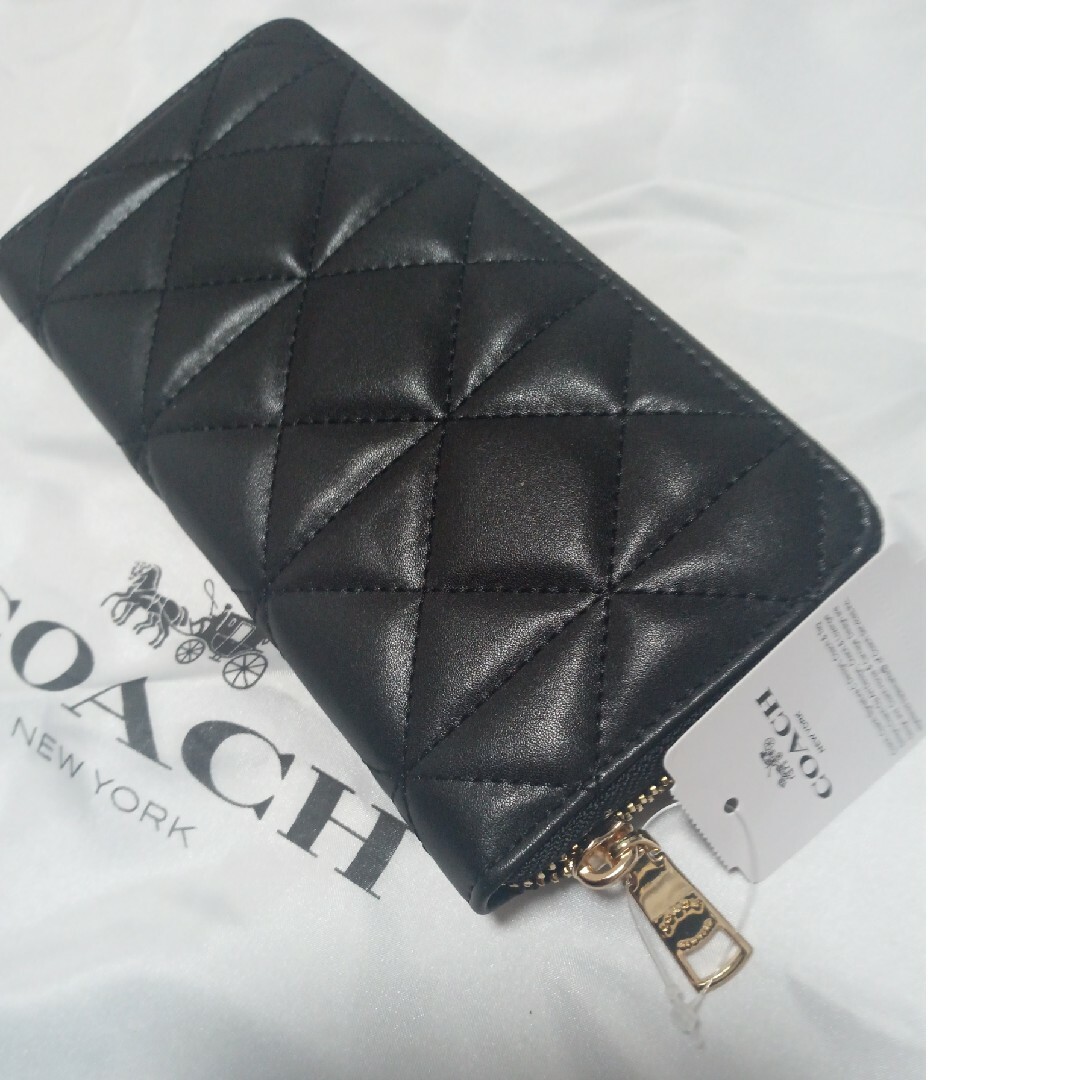 COACH(コーチ)のCOACHアウトレット長財布ブラック メンズのファッション小物(長財布)の商品写真