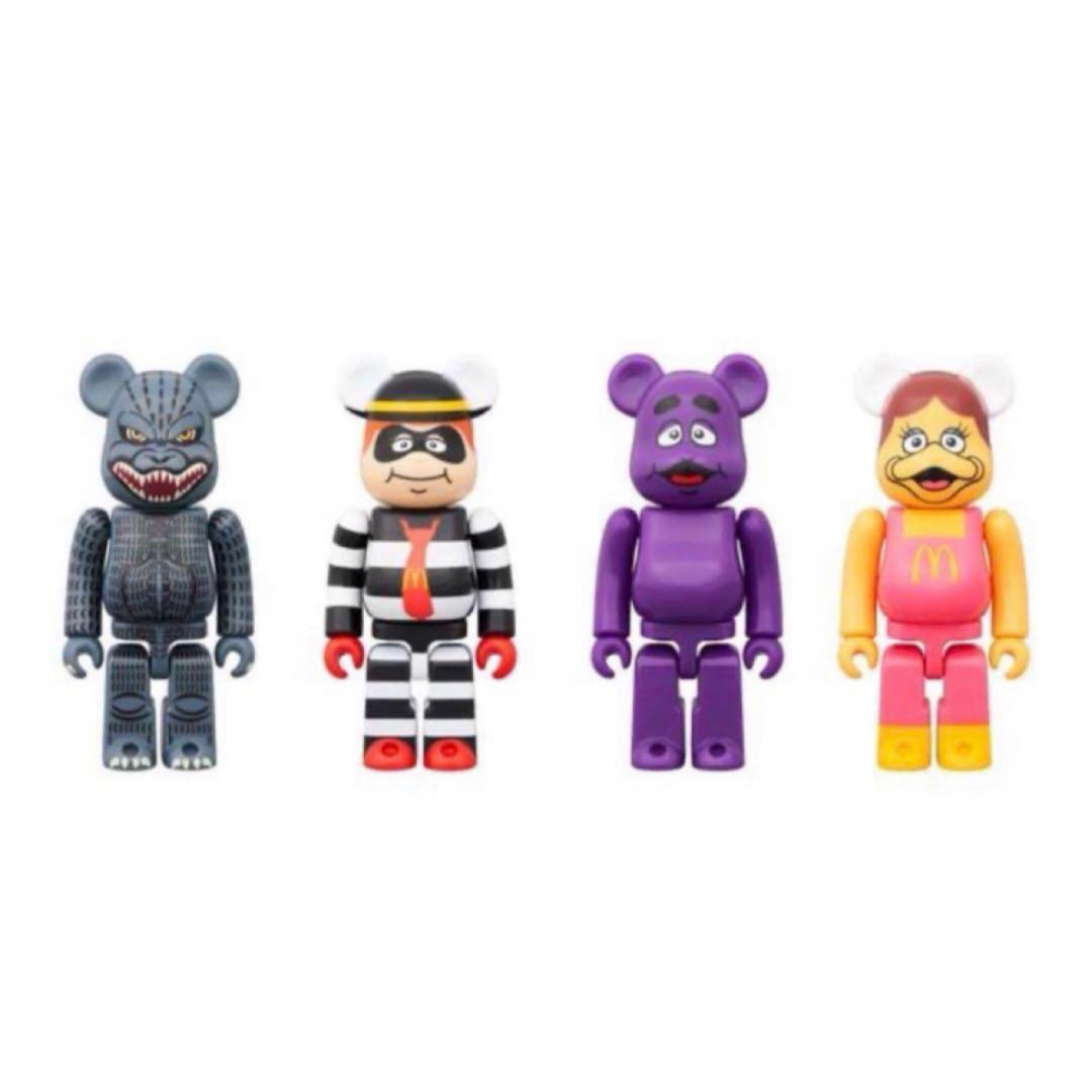 マクドナルド✨新品未開封✨ BE@RBRICK 限定ベアブリック 4体セット