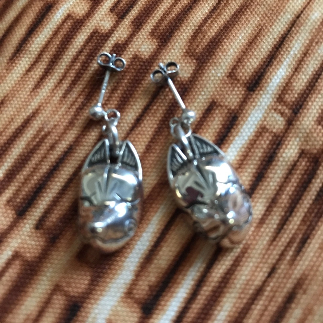 新品未使用】 Repezen Foxx DJ社長 着用 狐ピアス シルバーの 新品未使用】 Repezen Foxx DJ社長 着用 狐ピアス シルバーの