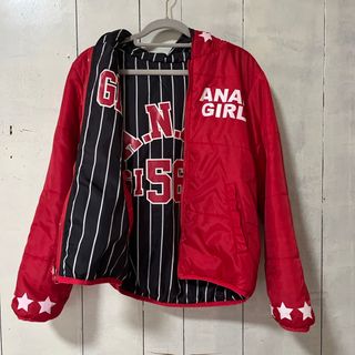 アナップガール(ANAP GiRL)のANAPガール　　ダウンリバーシブルMサイズ(ジャケット/上着)