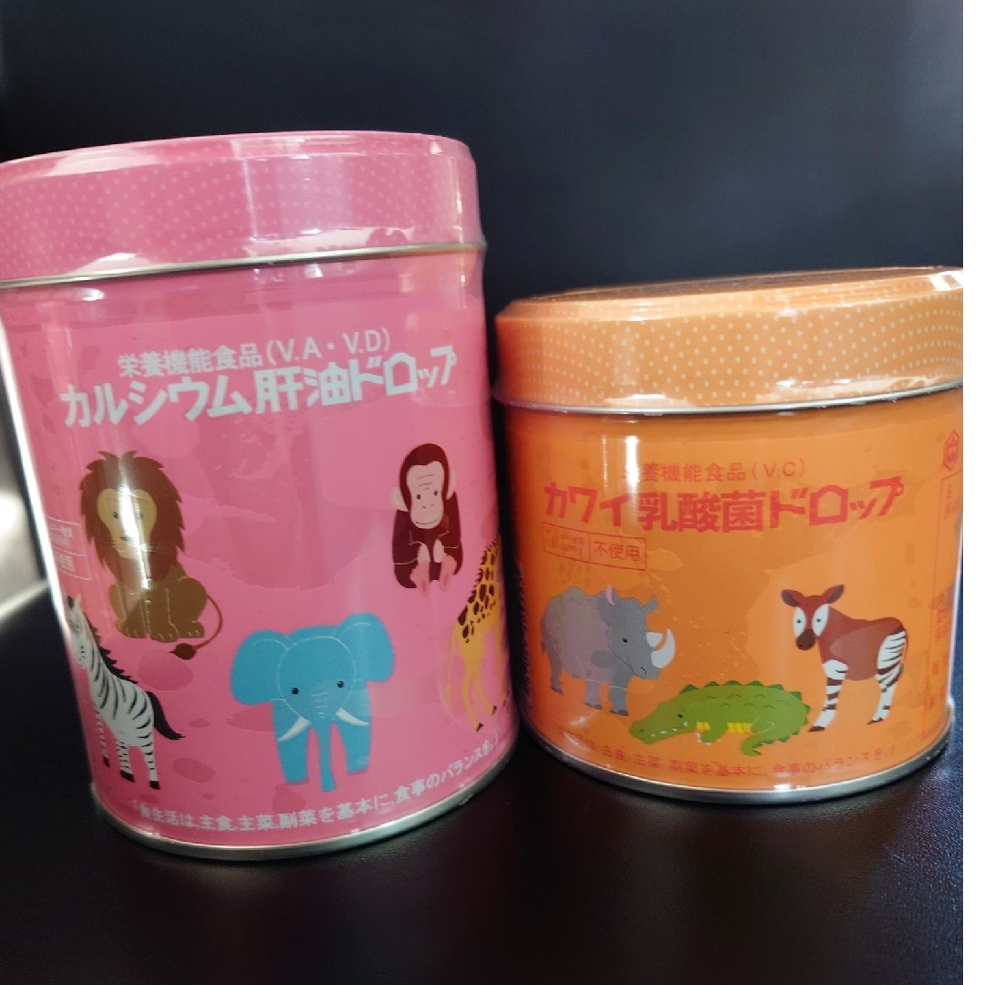 カワイ　肝油ドロップ　カルシウム　乳酸菌