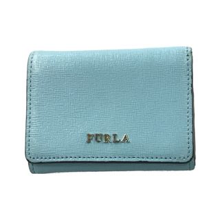 フルラ(Furla)のフルラ FURLA パスケース付き三つ折り財布 水色    レディース(財布)