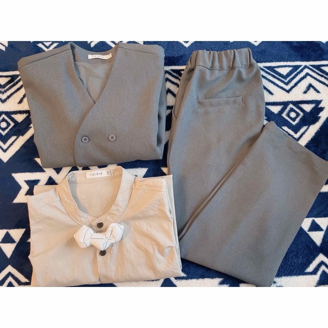 rizieraのセットアップ シャツ 蝶ネクタイのセット♡ rizieraのセットアップ シャツ 蝶ネクタイのセット♡