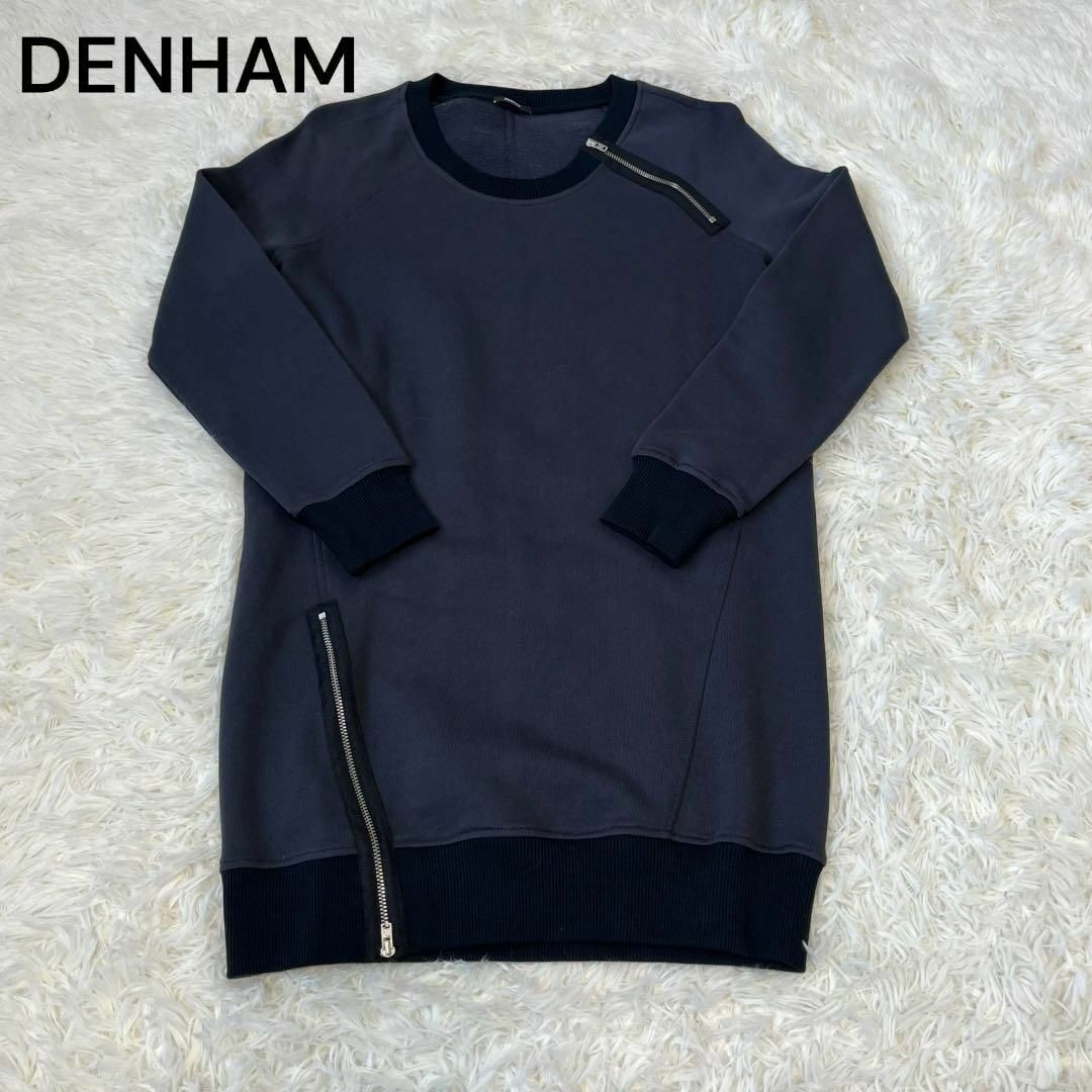 DENHAM(デンハム)のDENHAM デンハム　スウェット　ファスナー　ワンピース レディースのワンピース(ひざ丈ワンピース)の商品写真