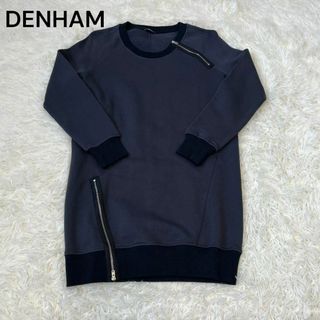 デンハム(DENHAM)のDENHAM デンハム　スウェット　ファスナー　ワンピース(ひざ丈ワンピース)