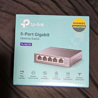 ティーピーリンク(TP-Link)の【新品】TP-LINK TL-SG105【未開封】(PC周辺機器)