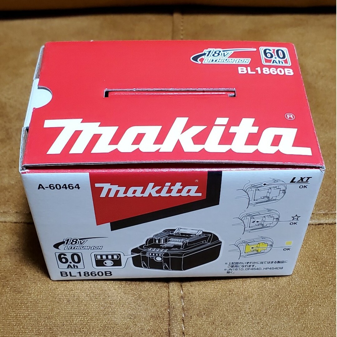 その他□□MAKITA マキタ 18V 6.0Ah リチウムイオンバッテリ BL1860B