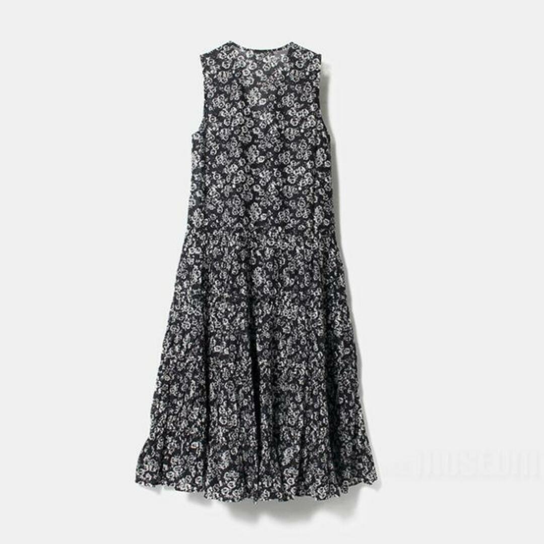 Merlette(マーレット)の【新品未使用】 MERLETTE マーレット レディース ティアードワンピース WALLIS SMOCKED PRINT 165E12LP 【S/BLACK STAMPED FLORAL PRINT】 レディースのワンピース(ミニワンピース)の商品写真