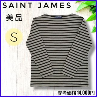 セントジェームス(SAINT JAMES)の新品同様✨極美品⭐️SAINT JAMES ボーダー Tシャツ カットソー S(Tシャツ/カットソー(七分/長袖))