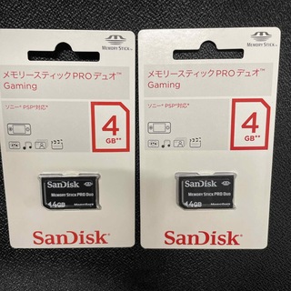 サンディスク(SanDisk)のSanDisk SDMSG-004G-J95 2個セット(その他)