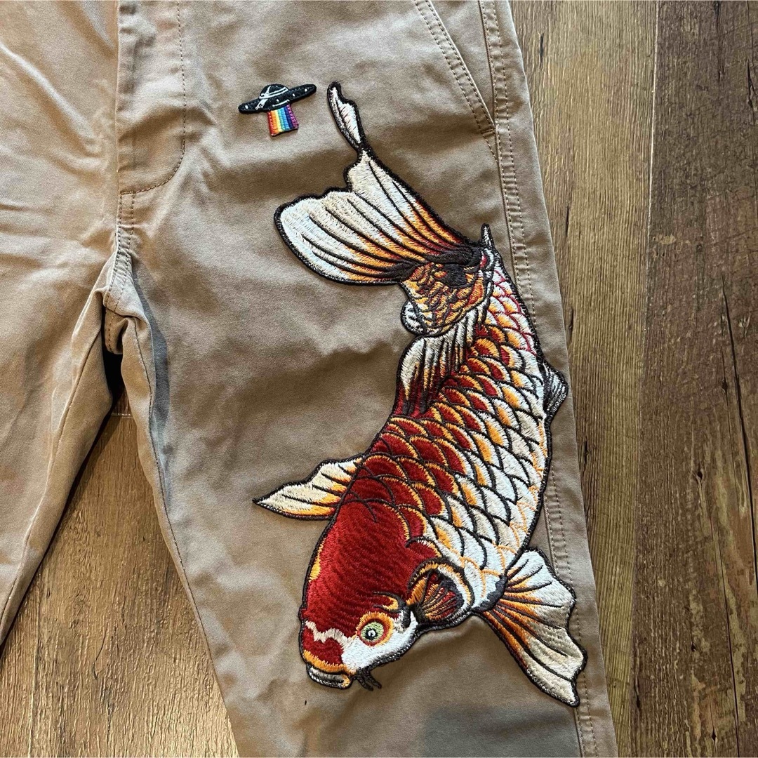 GUCCI 鯉 刺繍 パンツ