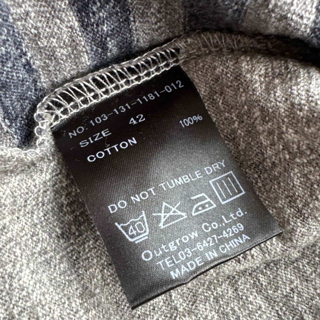 DOWBL(ダブル)の新品未使用品 DOWBL ダブル メンズ ロンT 七分丈 メンズのトップス(Tシャツ/カットソー(七分/長袖))の商品写真