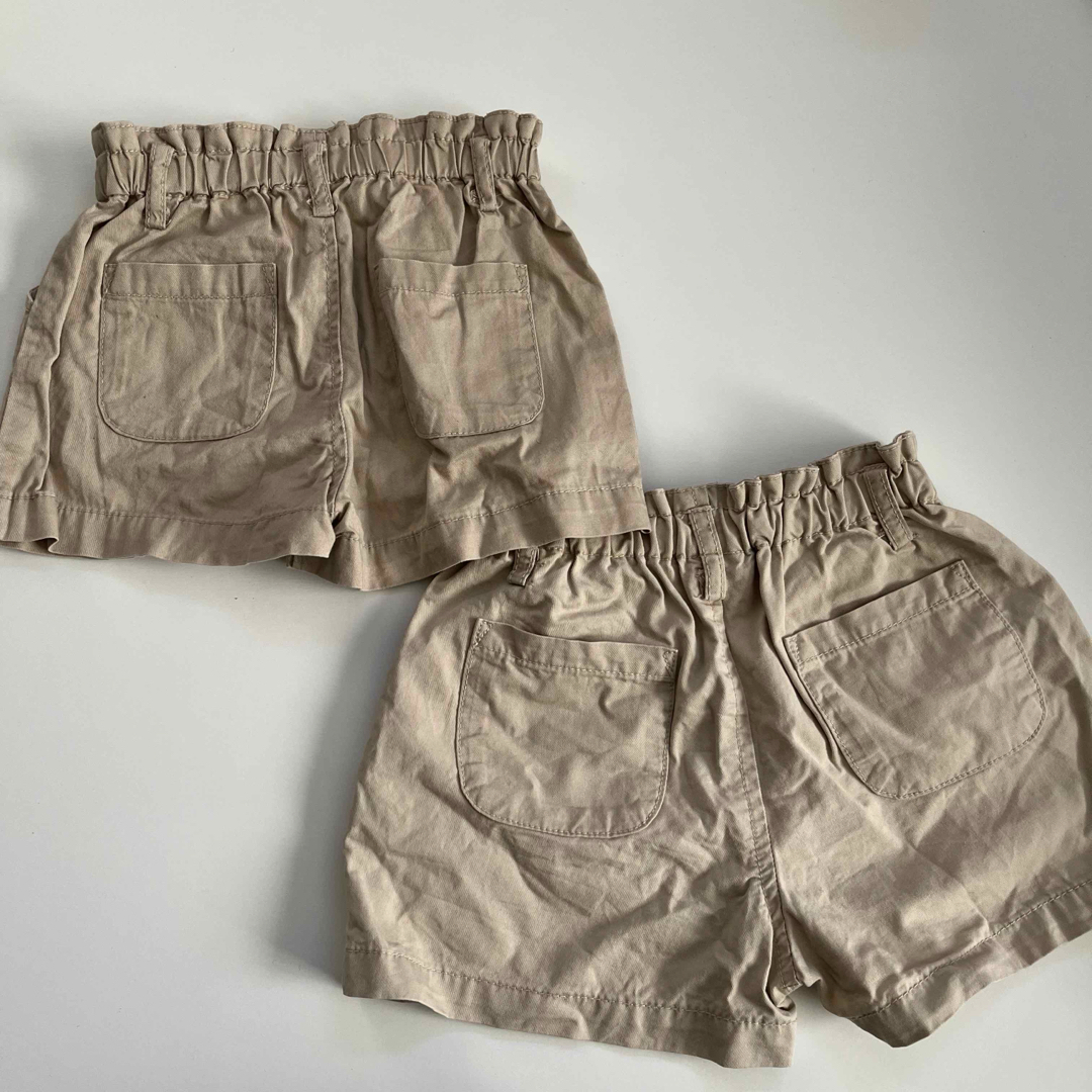 petit main ショートパンツ おそろい 2歳差姉妹 子供服 キッズ/ベビー/マタニティのベビー服(~85cm)(パンツ)の商品写真