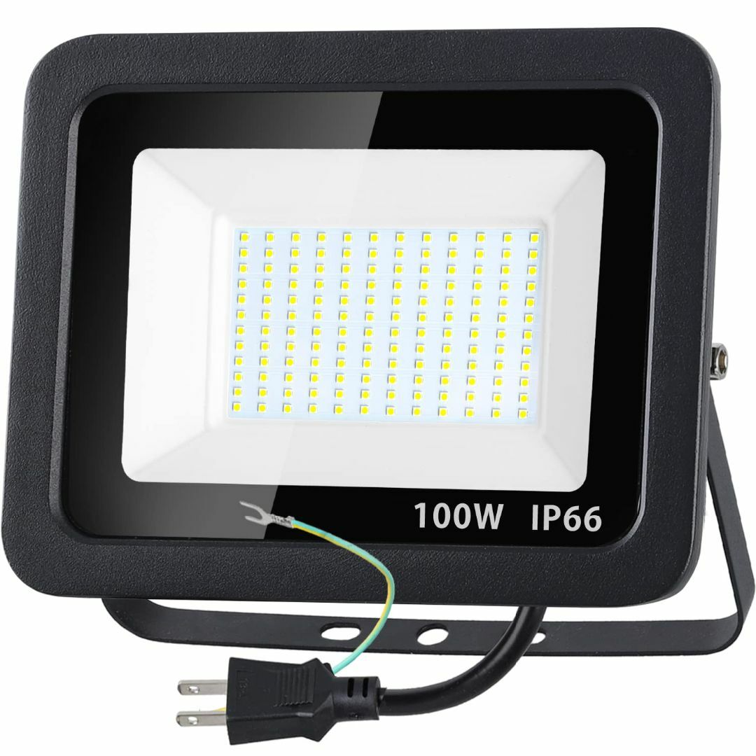 LED投光器 屋外 作業灯 100W 1400W相当 昼光色 LEDチップ IPの LED投光器 屋外 作業灯 100W 1400W相当 昼光色 LEDチップ IPの