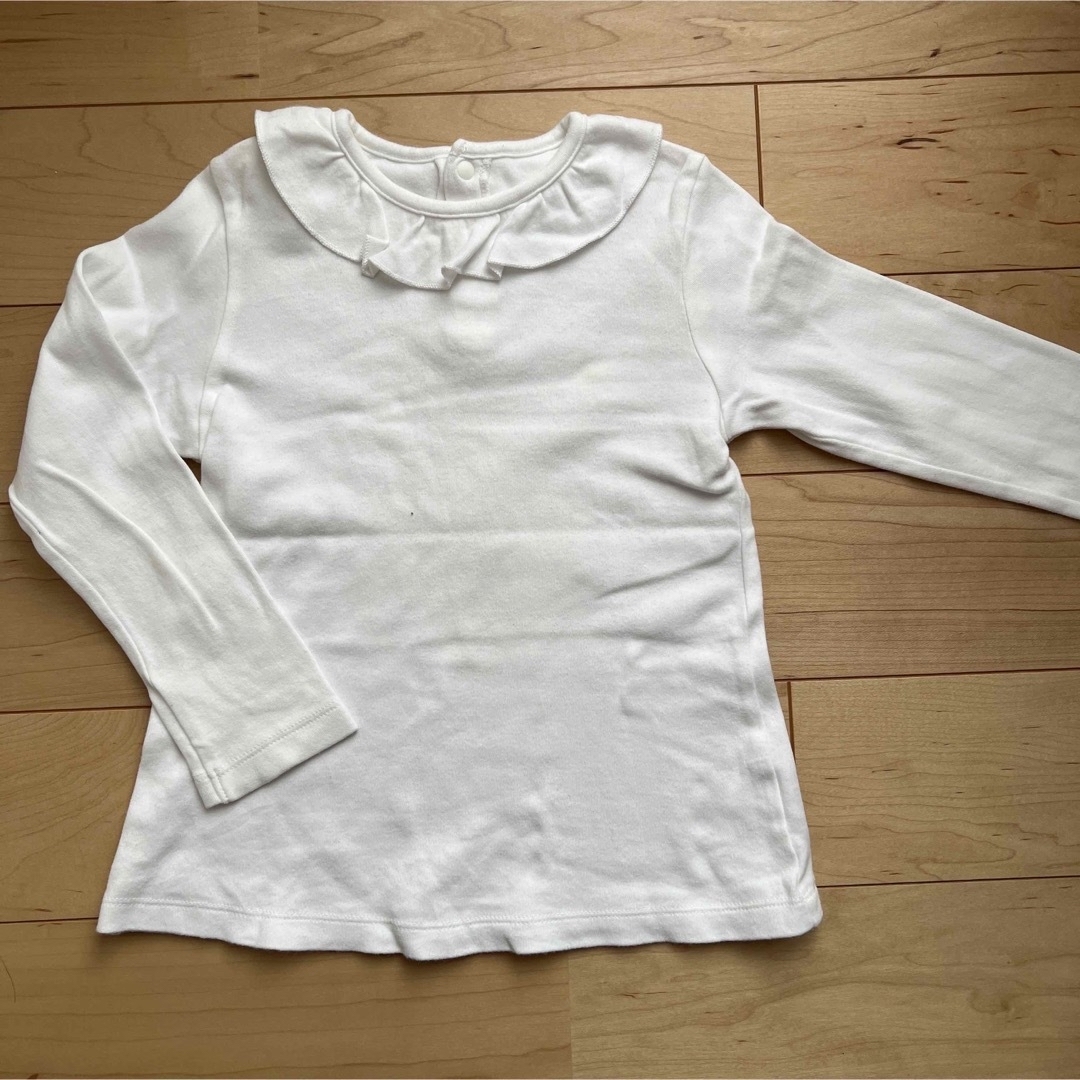 UNIQLO(ユニクロ)のUNIQLO  クルーネックT 100  キッズ/ベビー/マタニティのキッズ服女の子用(90cm~)(Tシャツ/カットソー)の商品写真