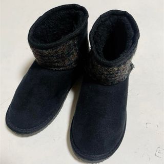 ハリスツイード(Harris Tweed)の美品　しまむら　ハリスツイードコラボ　キッズ　ムートンブーツ(ブーツ)