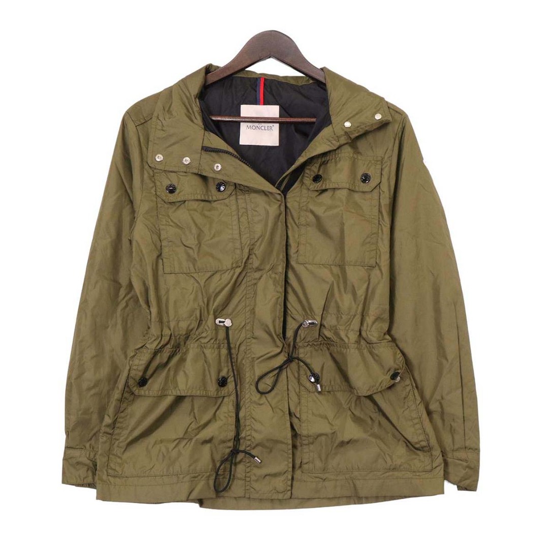 MONCLER(モンクレール)のモンクレール AGDE ドローストリング ジャケット 1B000 06 539YH レディース カーキ MONCLER 【中古】 【アパレル・小物】 レディースのジャケット/アウター(その他)の商品写真