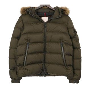 モンクレール(MONCLER)のモンクレール MARQUE ダウンジャケット 41378 25 53227 メンズ カーキ MONCLER 【中古】 【アパレル・小物】(その他)