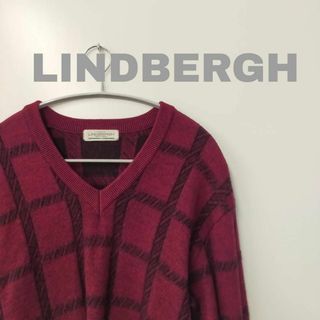 ジェイリンドバーグ(J.LINDEBERG)のLINDBERGH ニット セーター 古着 Lサイズ ヴィンテージ リンドバーグ(ニット/セーター)