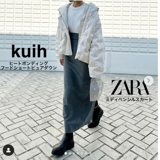 ザラ(ZARA)の完売品【新品】ZARA  ZW COLLECTION フィットミディスカート(ロングスカート)