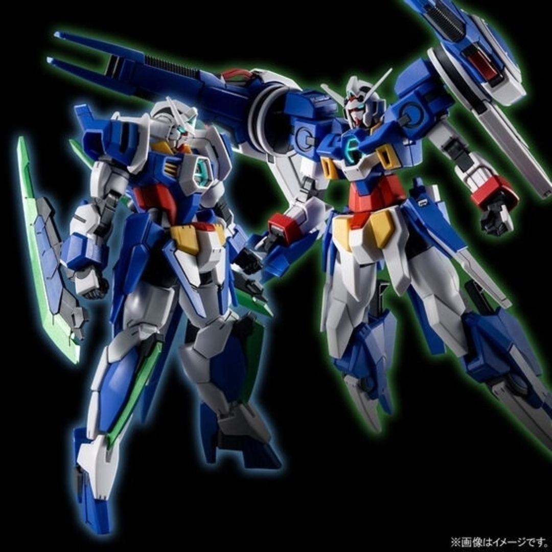 High Grade（BANDAI）(ハイグレード)のHGガンダムAGE-1 レイザー＆ガンダムAGE-2 アルティメス セット エンタメ/ホビーのおもちゃ/ぬいぐるみ(プラモデル)の商品写真