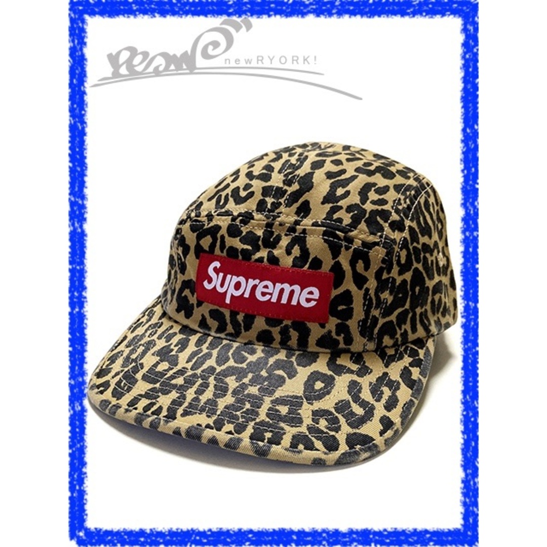 メンズ キャップ レオパード Supreme シュプリーム Washed Chino Twill Camp Cap FW23H61 シュプリームレオパード柄ウォッシュドチノツイルキャンプキャップ se1133rメンズ