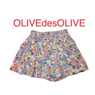 オリーブデオリーブ(OLIVEdesOLIVE)の花柄キュロット(キュロット)