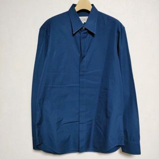 エムエムシックス(MM6)のMAISON MARGIELA 比翼ボタン コットン 41 長袖シャツ 19SS ブルー メンズ メゾンマルジェラ【中古】4-0102M∞(シャツ)